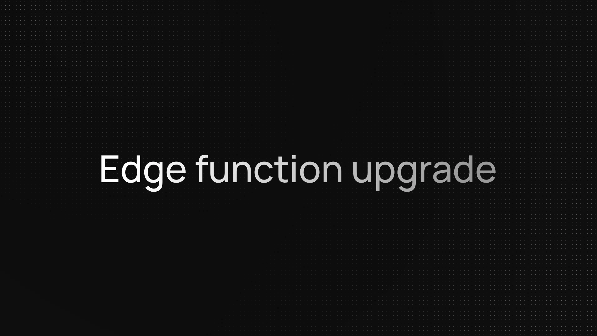 InsForge edge functions migrating to Deno Deploy v2